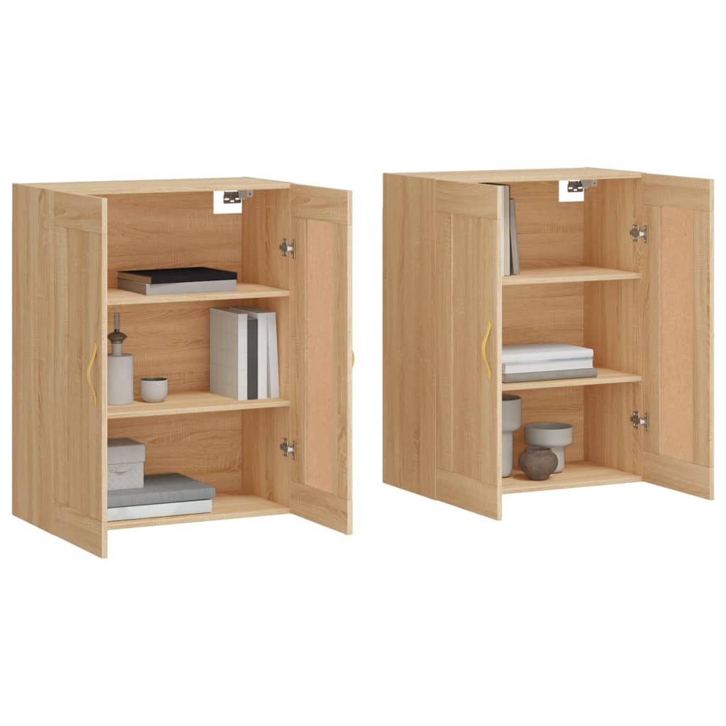 Armoires murales 2 pcs chêne sonoma bois d'ingénierie - XIOS