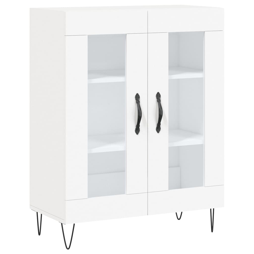 Buffet haut Blanc 69,5x34x180 cm Bois d'ingénierie - XIOS