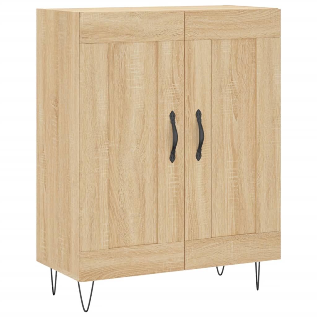 Buffet haut Chêne sonoma 69,5x34x180 cm Bois d'ingénierie - XIOS