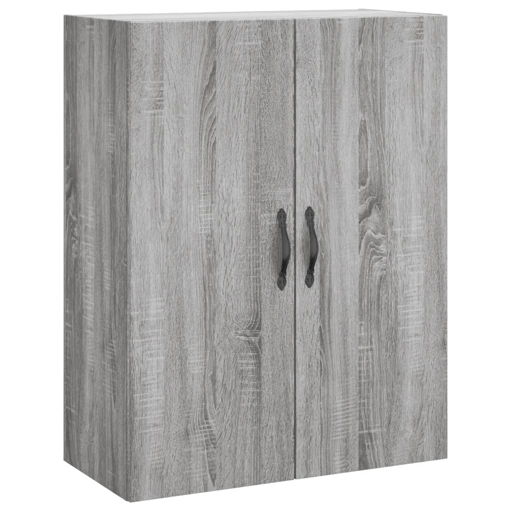 Buffet haut Sonoma gris 69,5x34x180 cm Bois d'ingénierie - XIOS