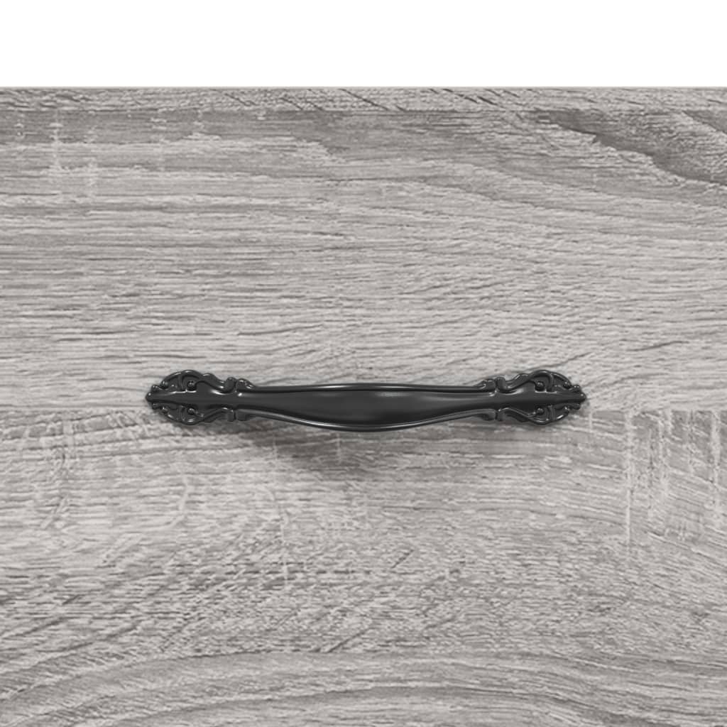 Buffet haut Sonoma gris 69,5x34x180 cm Bois d'ingénierie - XIOS