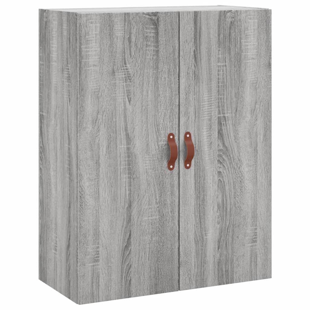 Buffet haut Sonoma gris 69,5x34x180 cm Bois d'ingénierie - XIOS