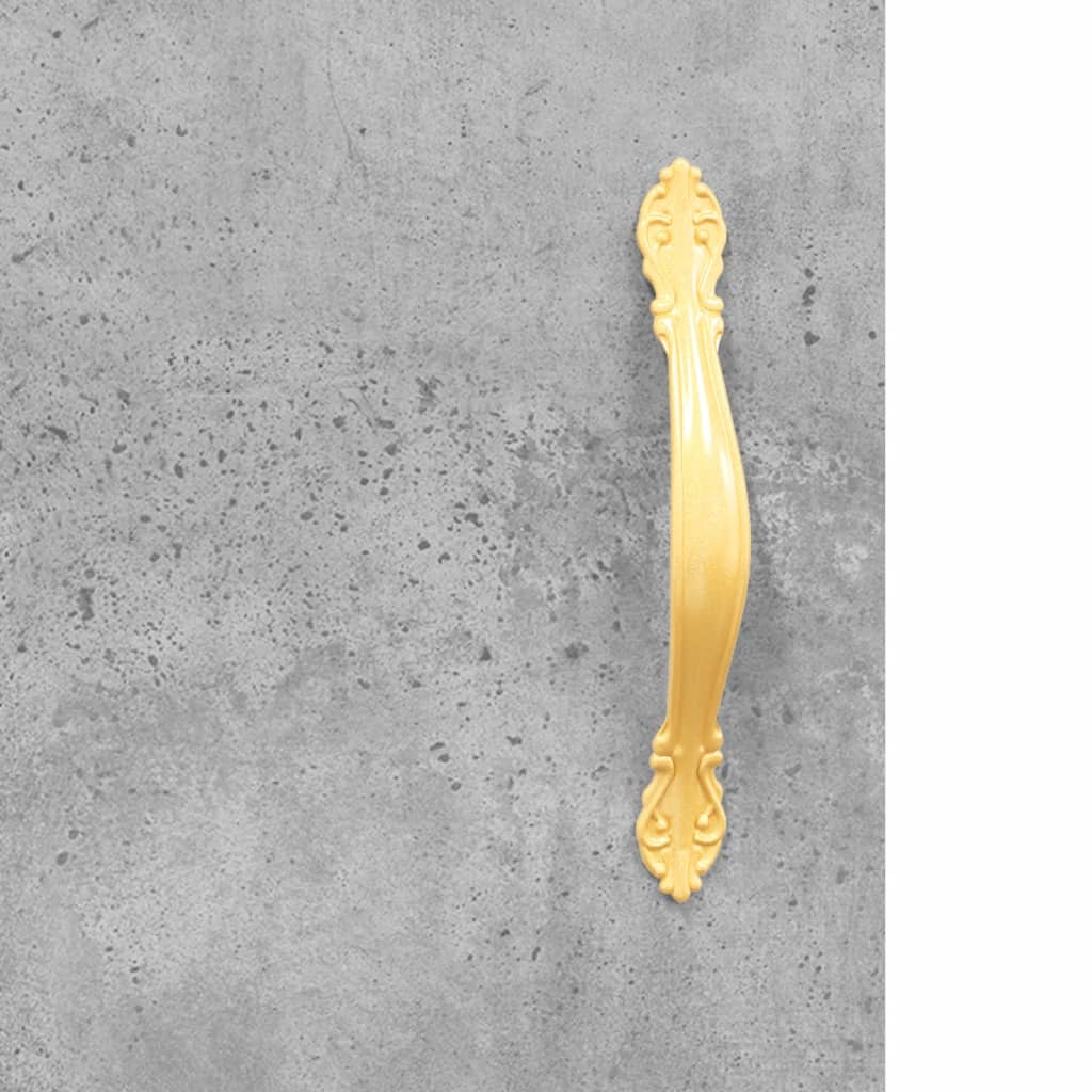 Buffet haut Gris béton 69,5x34x180 cm Bois d'ingénierie - XIOS