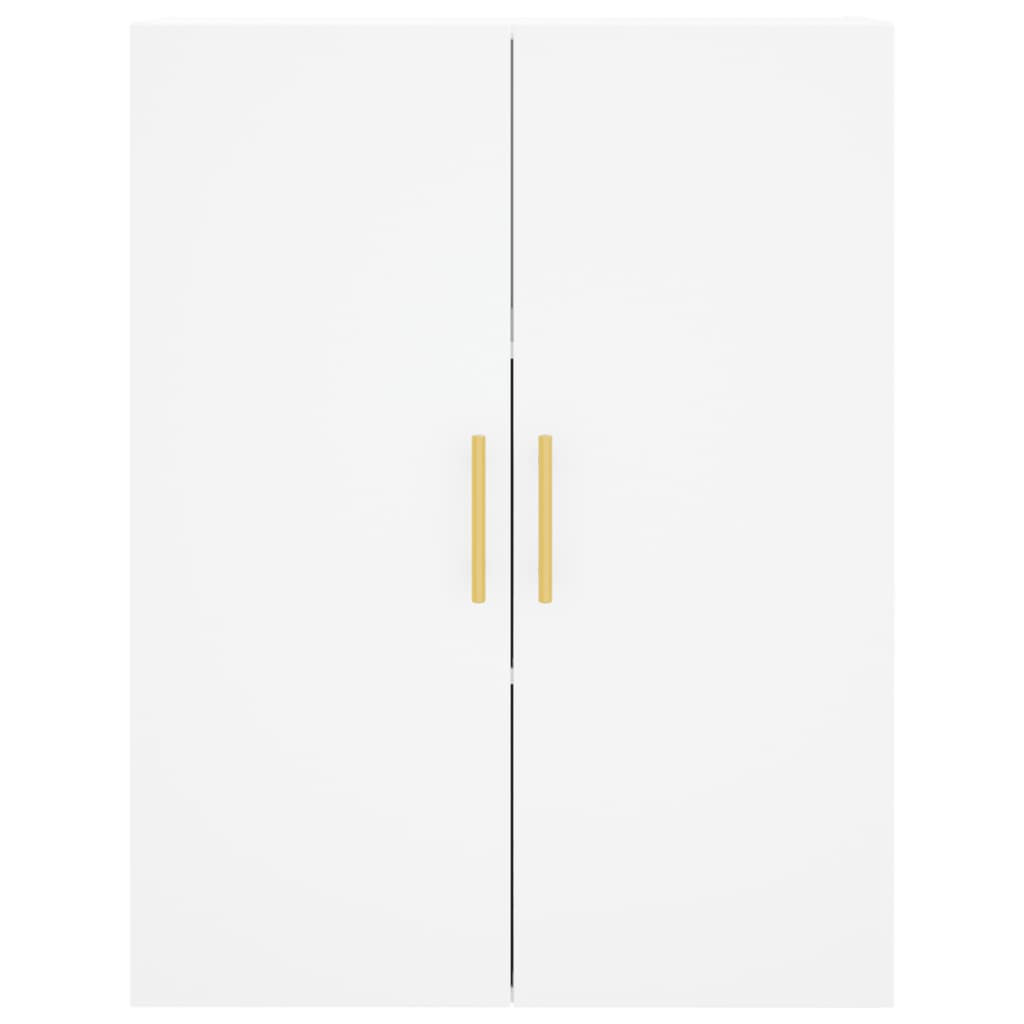 Buffet haut Blanc 69,5x34x180 cm Bois d'ingénierie - XIOS