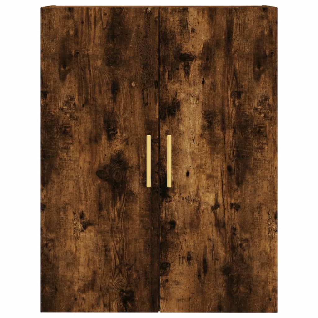 Buffet haut Chêne fumé 69,5x34x180 cm Bois d'ingénierie - XIOS