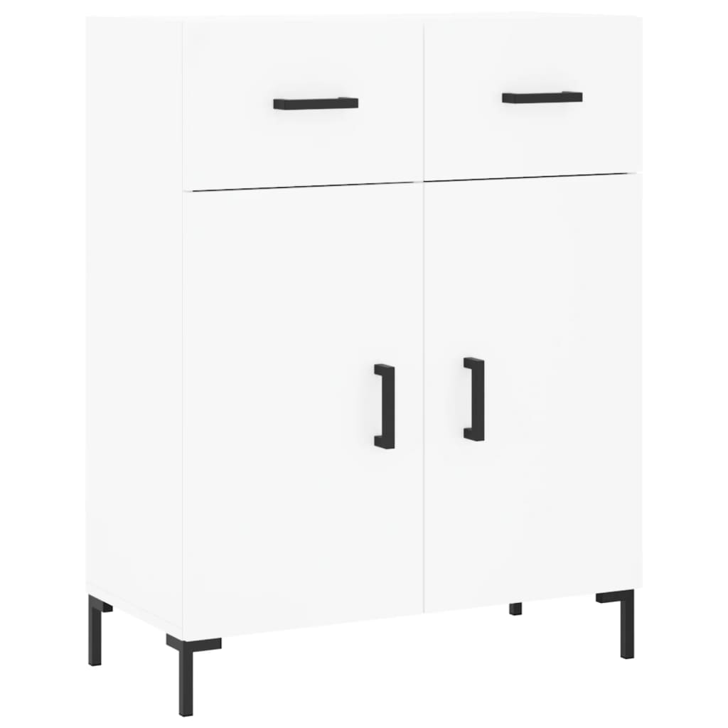 Buffet haut Blanc 69,5x34x180 cm Bois d'ingénierie - XIOS