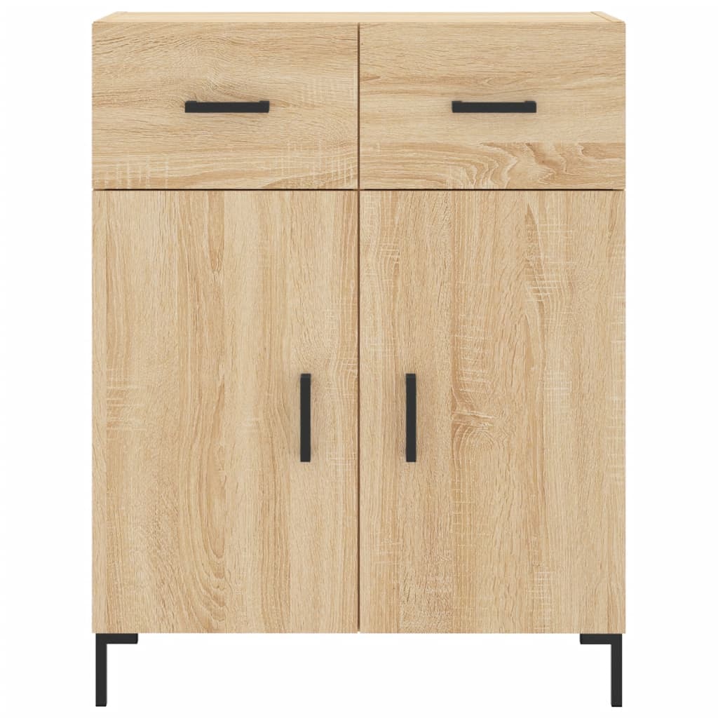 Buffet haut Chêne sonoma 69,5x34x180 cm Bois d'ingénierie - XIOS