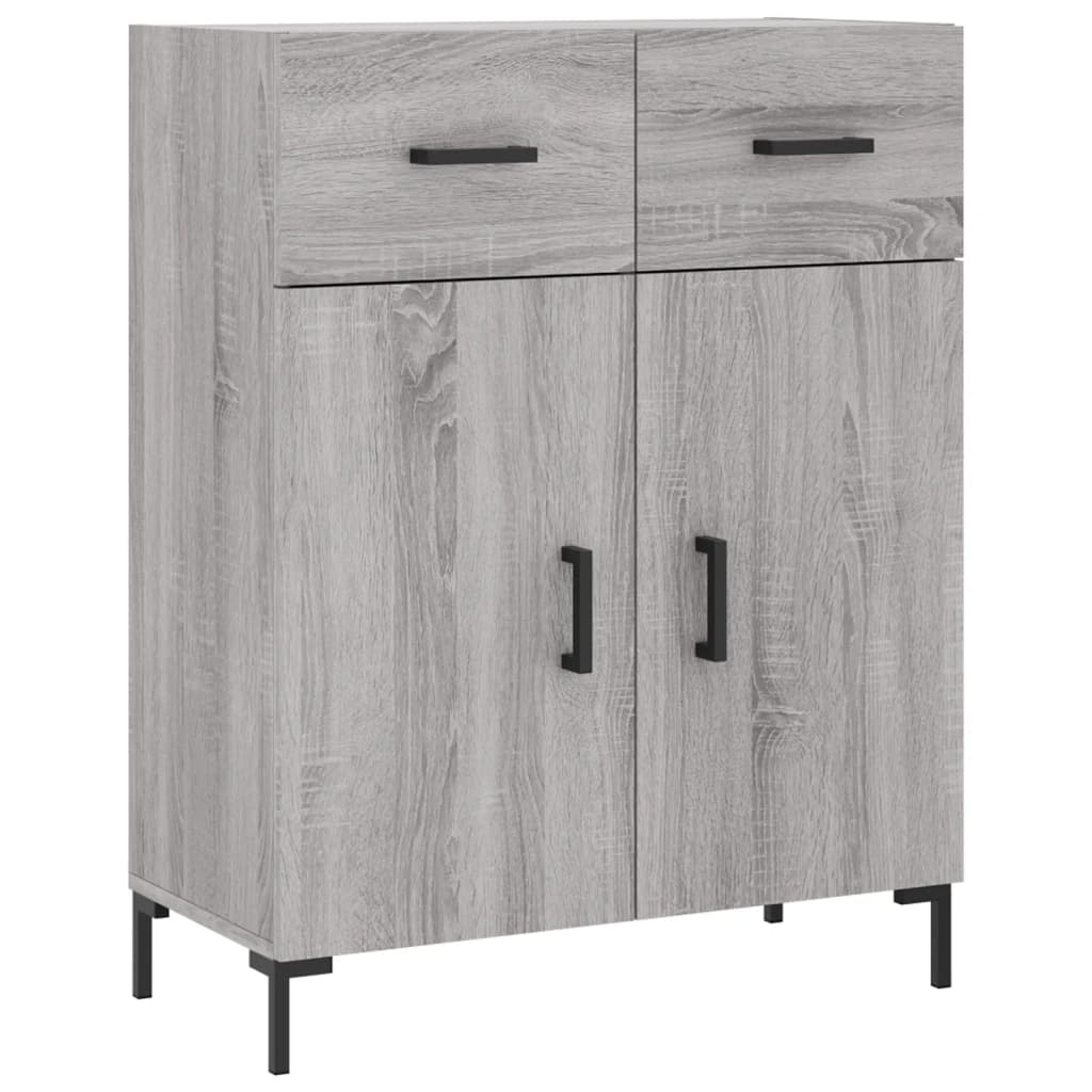 Buffet haut Sonoma gris 69,5x34x180 cm Bois d'ingénierie - XIOS