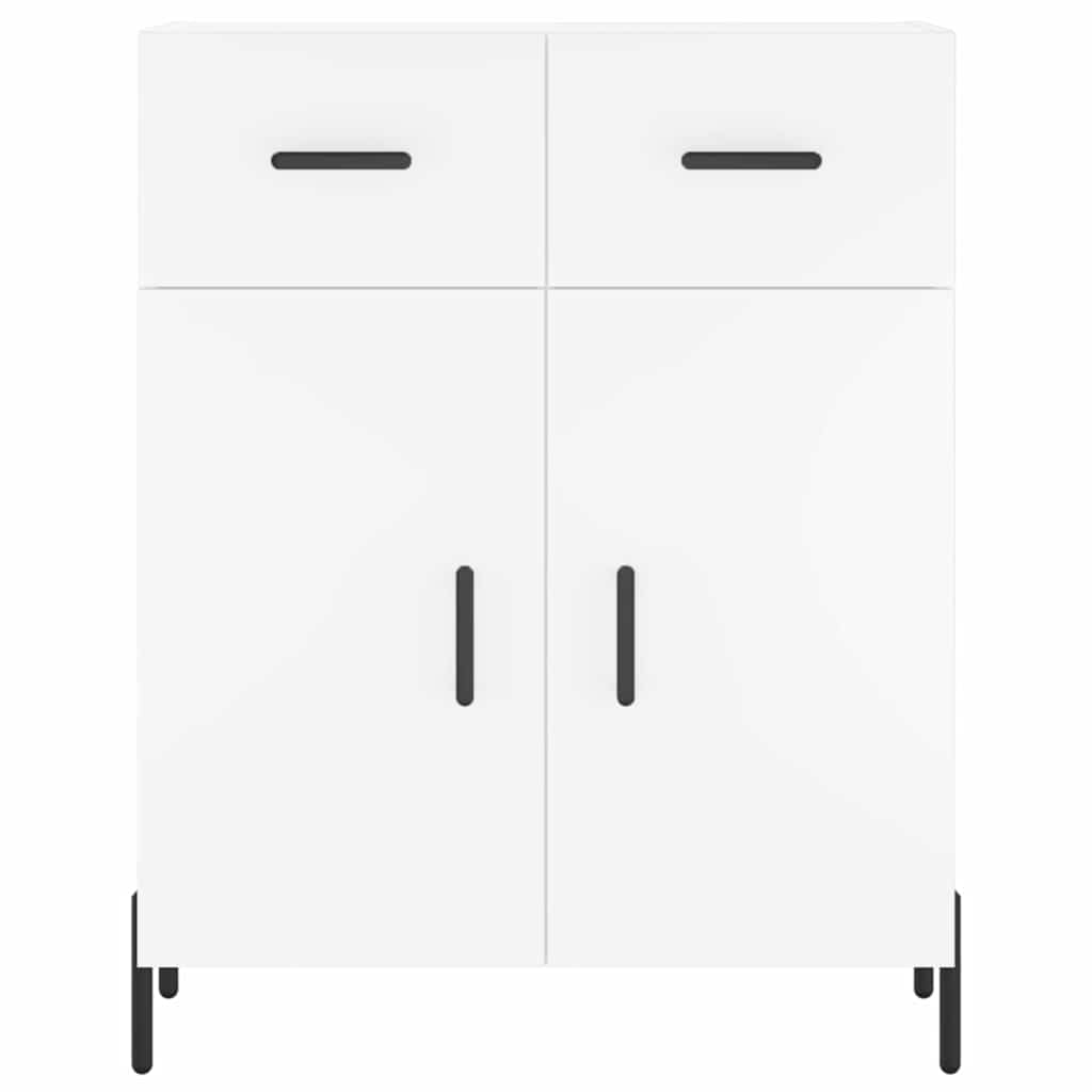 Buffet haut Blanc 69,5x34x180 cm Bois d'ingénierie - XIOS