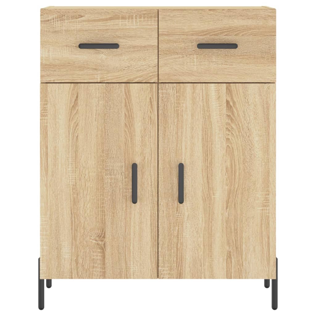 Buffet haut Chêne sonoma 69,5x34x180 cm Bois d'ingénierie - XIOS