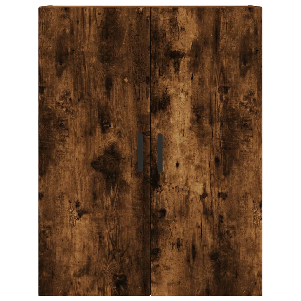 Buffet haut Chêne fumé 69,5x34x180 cm Bois d'ingénierie - XIOS