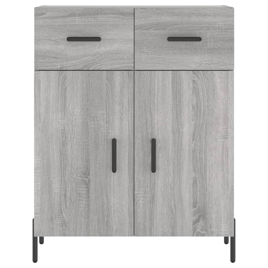 Buffet haut Sonoma gris 69,5x34x180 cm Bois d'ingénierie - XIOS