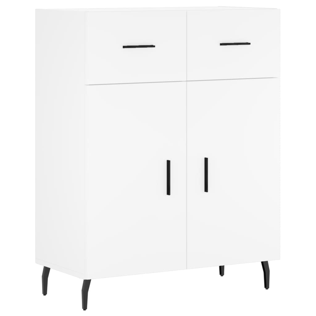 Buffet haut Blanc 69,5x34x180 cm Bois d'ingénierie - XIOS