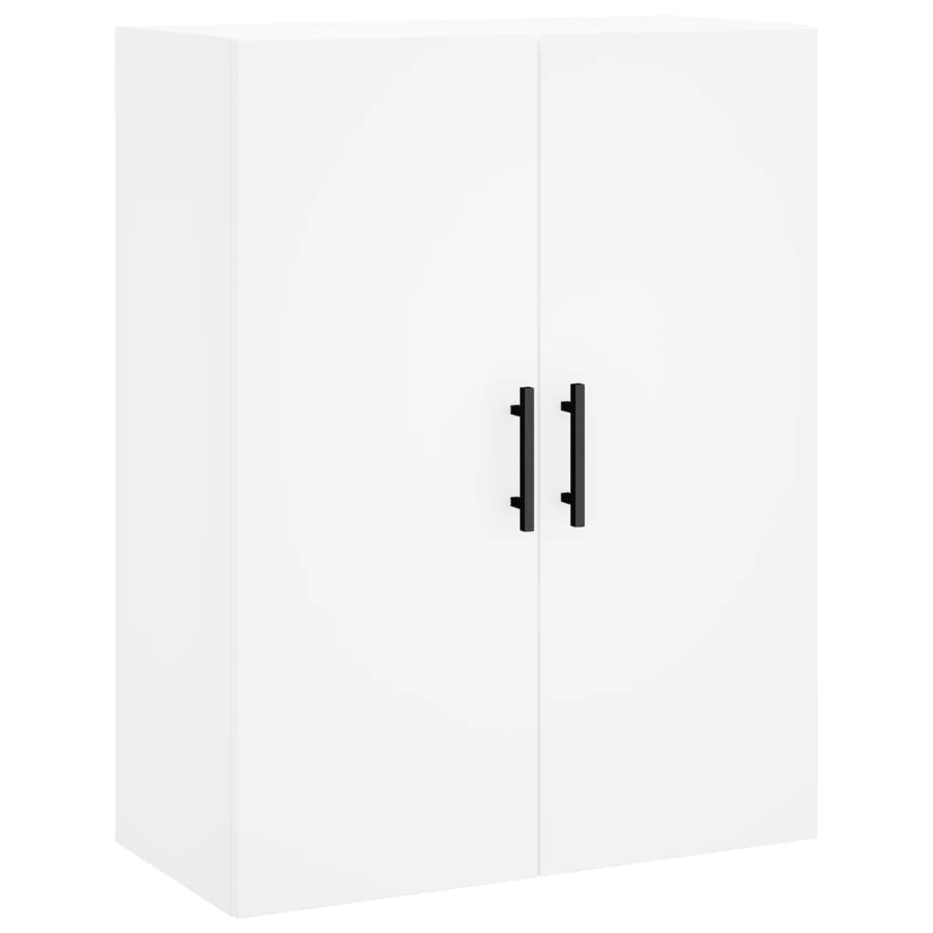 Buffet haut Blanc 69,5x34x180 cm Bois d'ingénierie - XIOS
