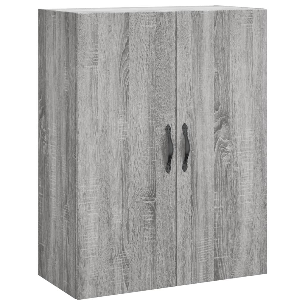 Buffet haut Sonoma gris 69,5x34x180 cm Bois d'ingénierie - XIOS