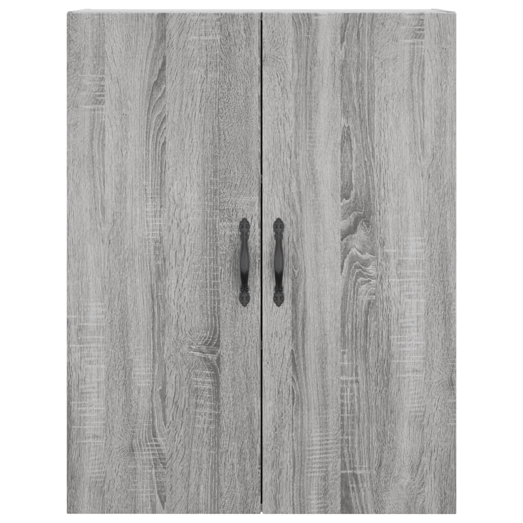 Buffet haut Sonoma gris 69,5x34x180 cm Bois d'ingénierie - XIOS