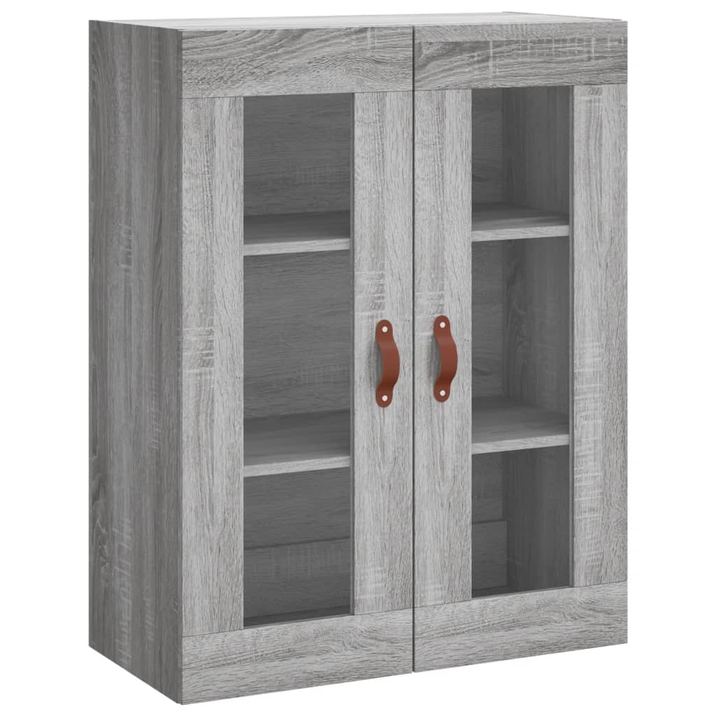 Buffet haut Sonoma gris 69,5x34x180 cm Bois d'ingénierie - XIOS