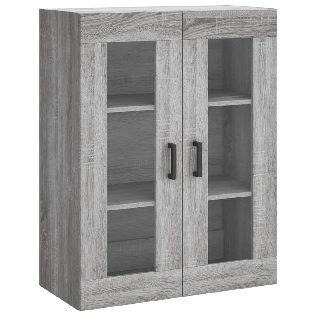 Buffet haut Sonoma gris 69,5x34x180 cm Bois d'ingénierie - XIOS