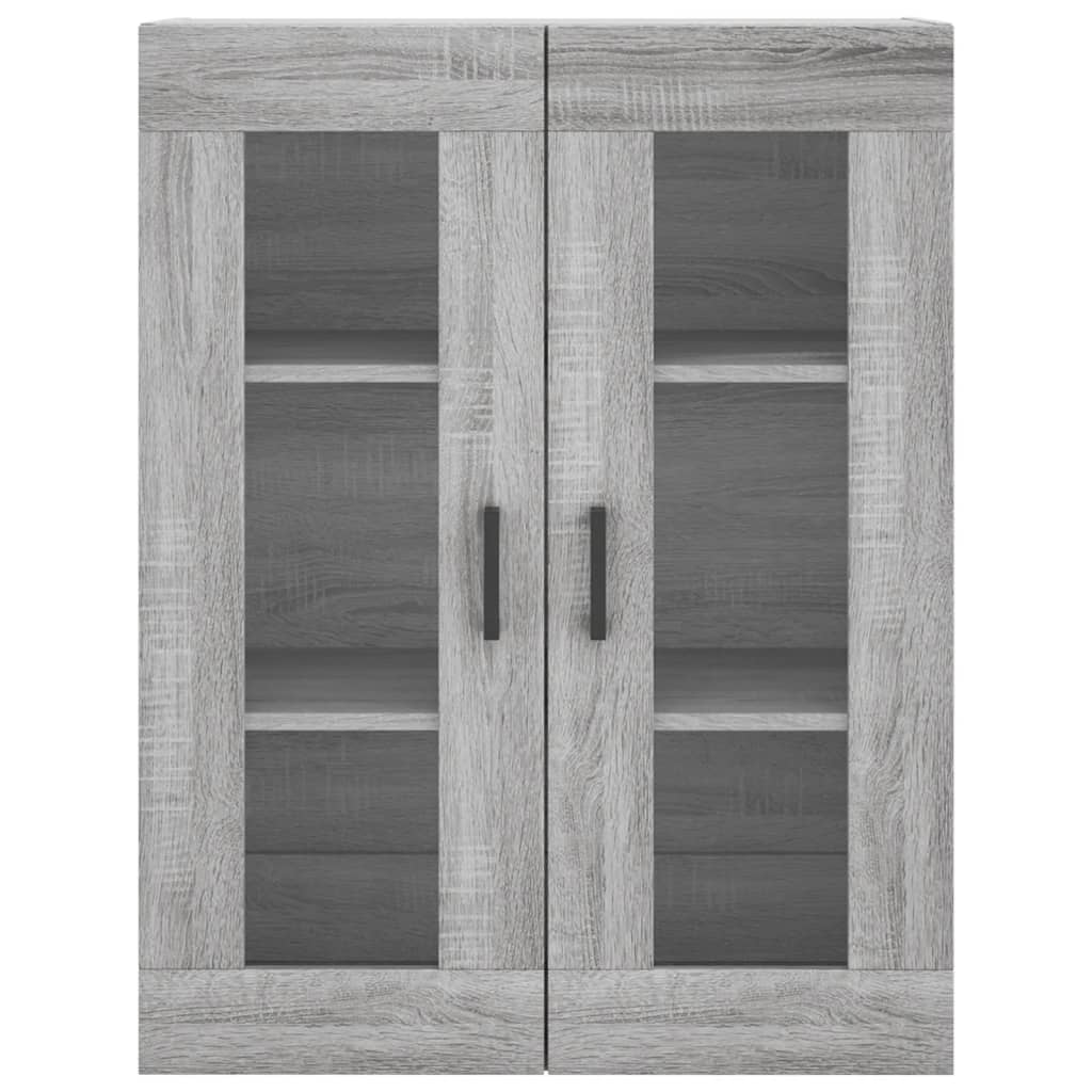 Buffet haut Sonoma gris 69,5x34x180 cm Bois d'ingénierie - XIOS