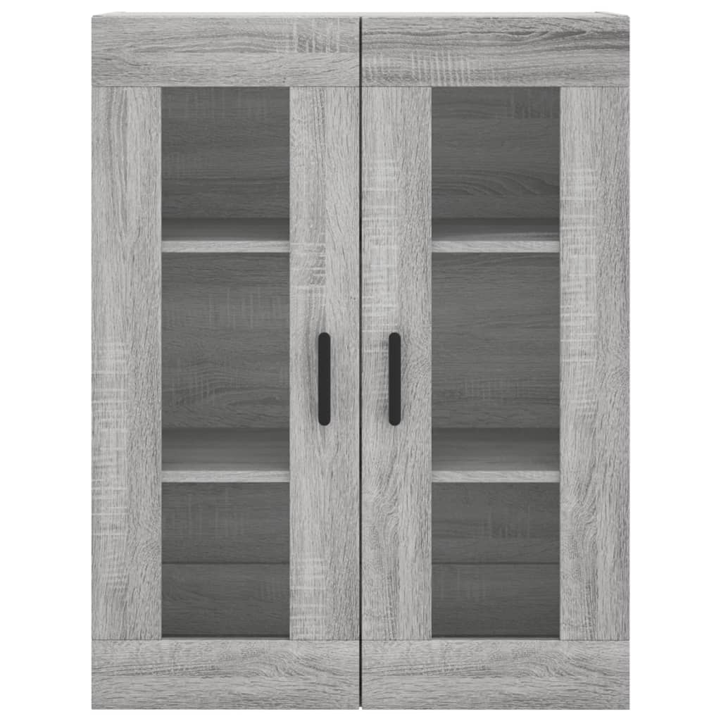 Buffet haut Sonoma gris 69,5x34x180 cm Bois d'ingénierie - XIOS