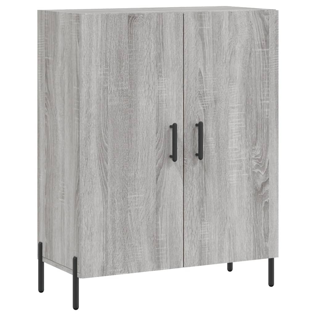 Buffet haut Sonoma gris 69,5x34x180 cm Bois d'ingénierie - XIOS