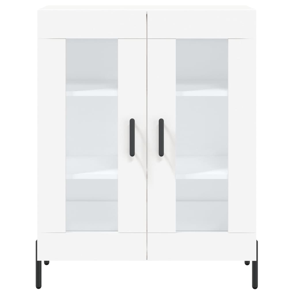 Buffet haut Blanc 69,5x34x180 cm Bois d'ingénierie - XIOS