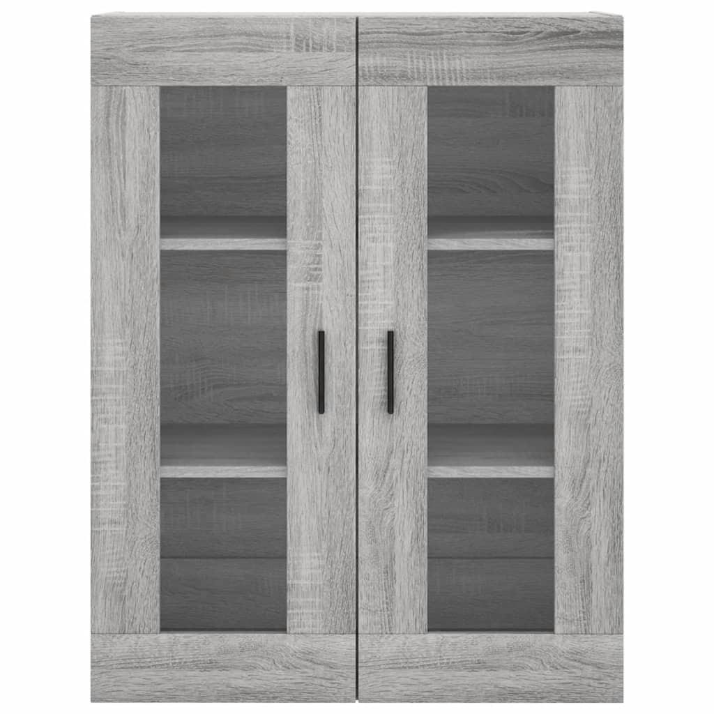 Buffet haut Sonoma gris 69,5x34x180 cm Bois d'ingénierie - XIOS