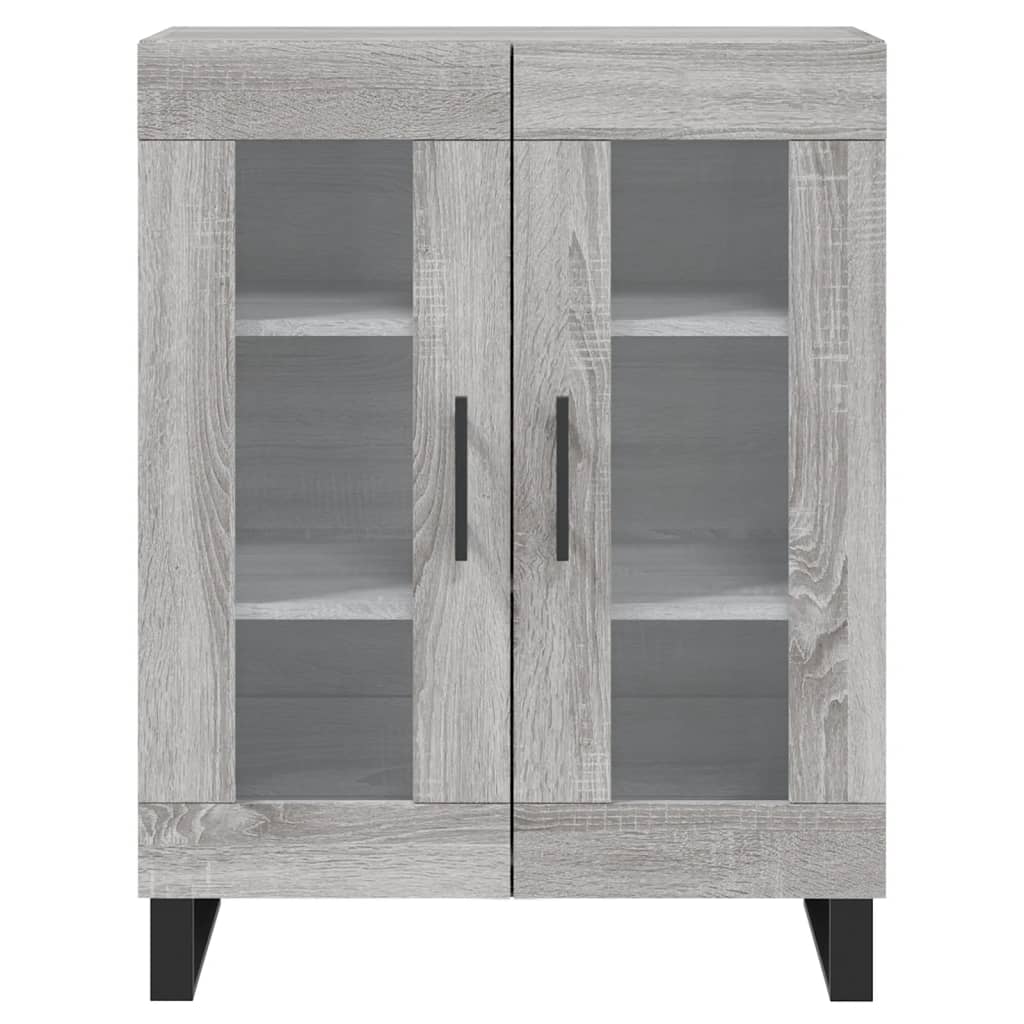 Buffet haut Sonoma gris 69,5x34x180 cm Bois d'ingénierie - XIOS