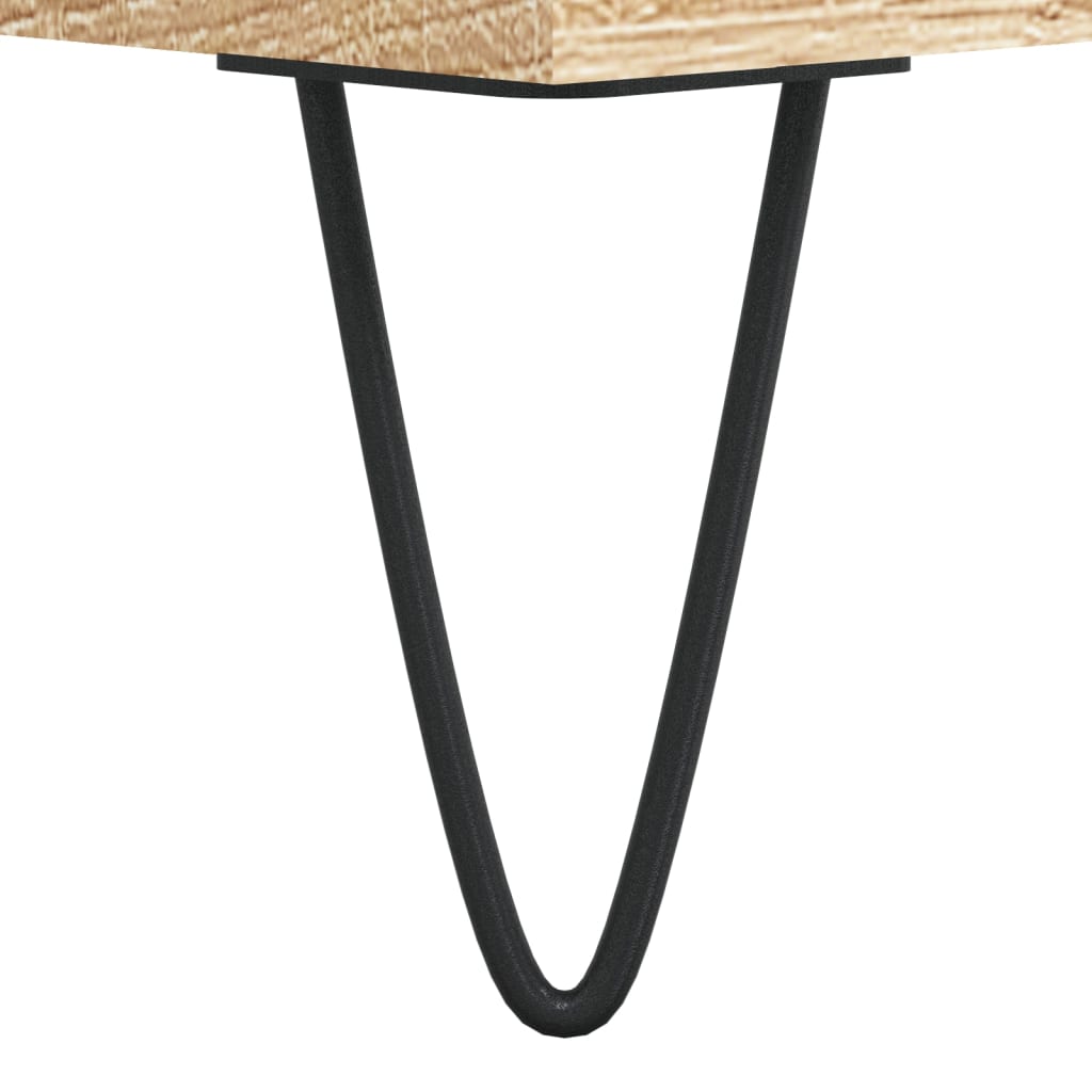 Buffet haut Chêne sonoma 69,5x34x180 cm Bois d'ingénierie - XIOS