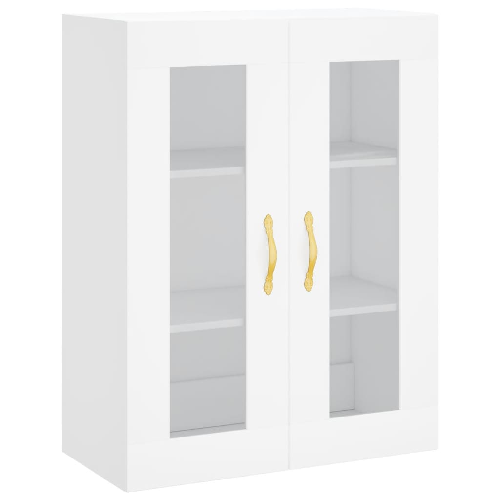 Buffet haut Blanc 69,5x34x180 cm Bois d'ingénierie - XIOS