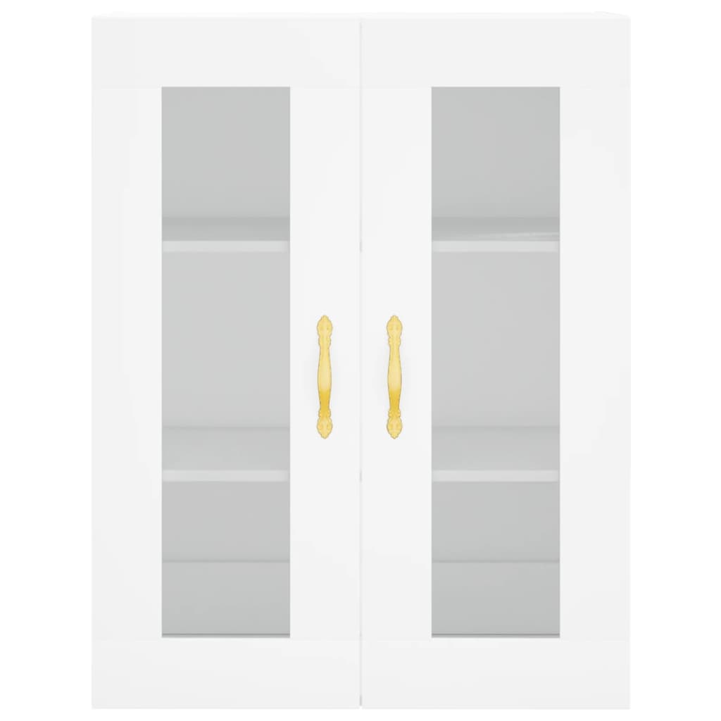 Buffet haut Blanc 69,5x34x180 cm Bois d'ingénierie - XIOS