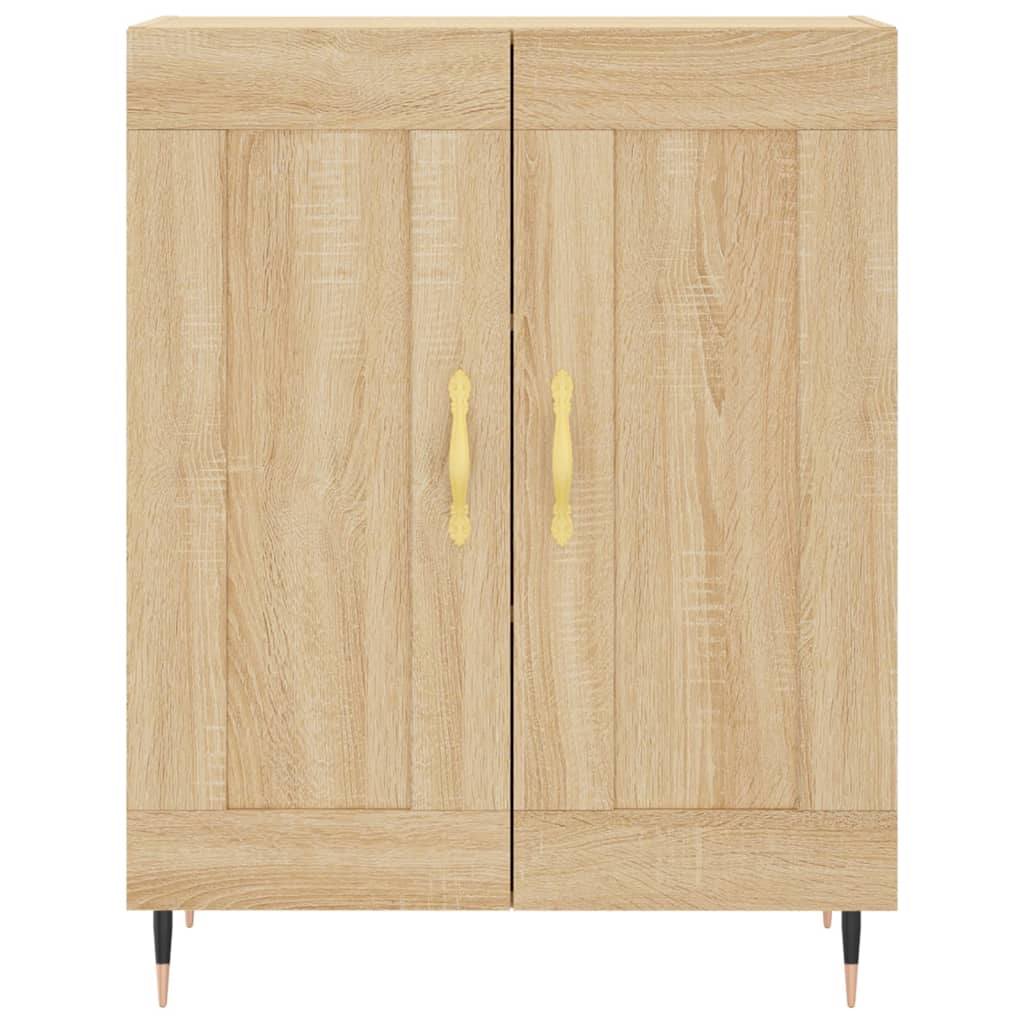 Buffet haut Chêne sonoma 69,5x34x180 cm Bois d'ingénierie - XIOS