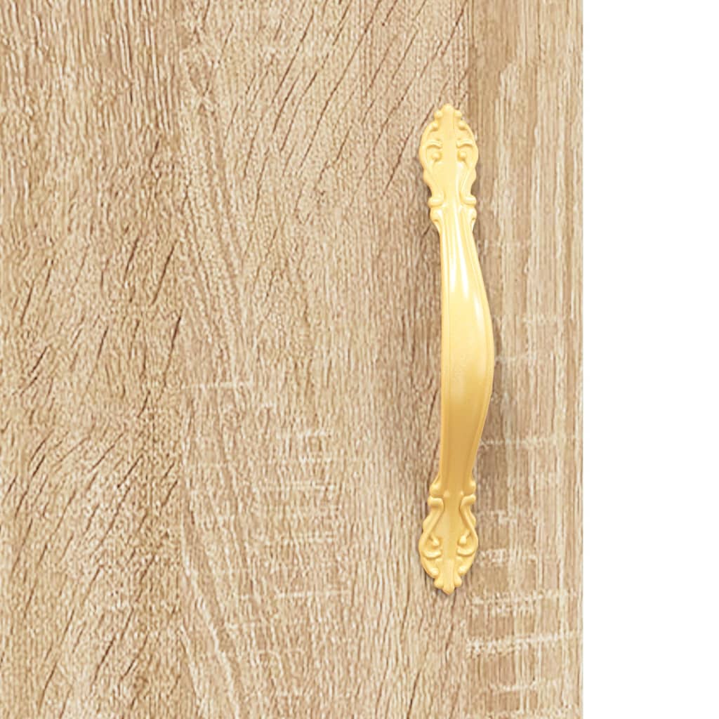 Buffet haut Chêne sonoma 69,5x34x180 cm Bois d'ingénierie - XIOS