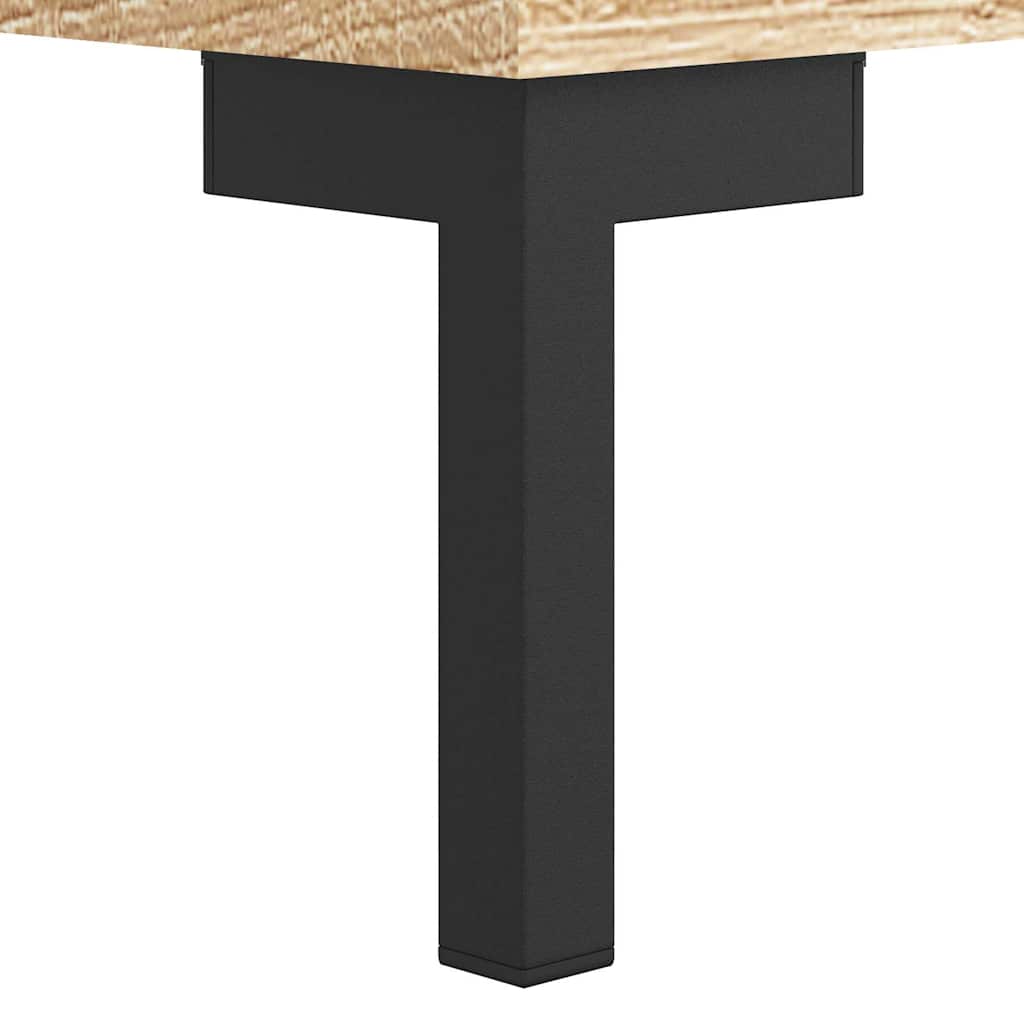 Buffet haut Chêne sonoma 69,5x34x180 cm Bois d'ingénierie - XIOS