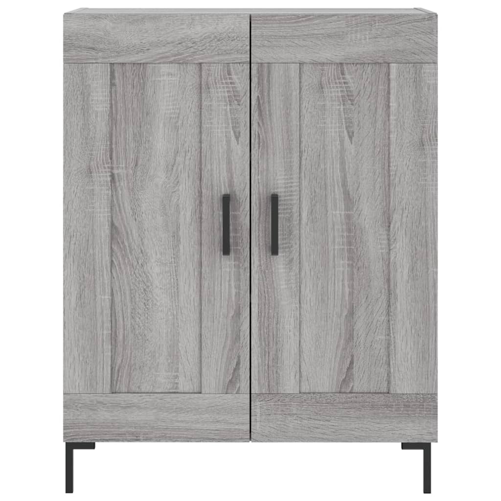 Buffet haut Sonoma gris 69,5x34x180 cm Bois d'ingénierie - XIOS
