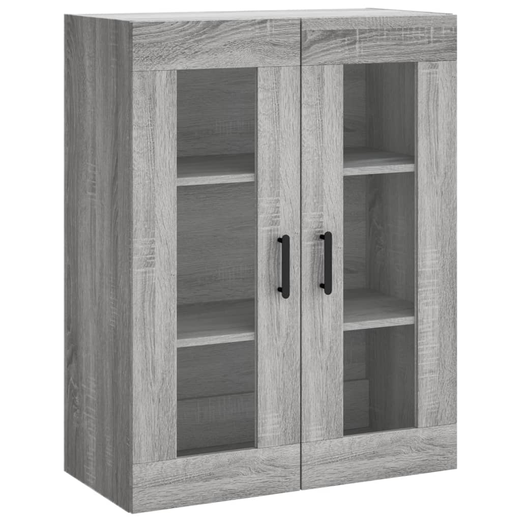 Buffet haut Sonoma gris 69,5x34x180 cm Bois d'ingénierie - XIOS