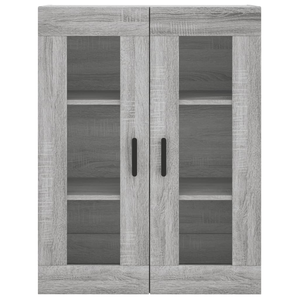 Buffet haut Sonoma gris 69,5x34x180 cm Bois d'ingénierie - XIOS