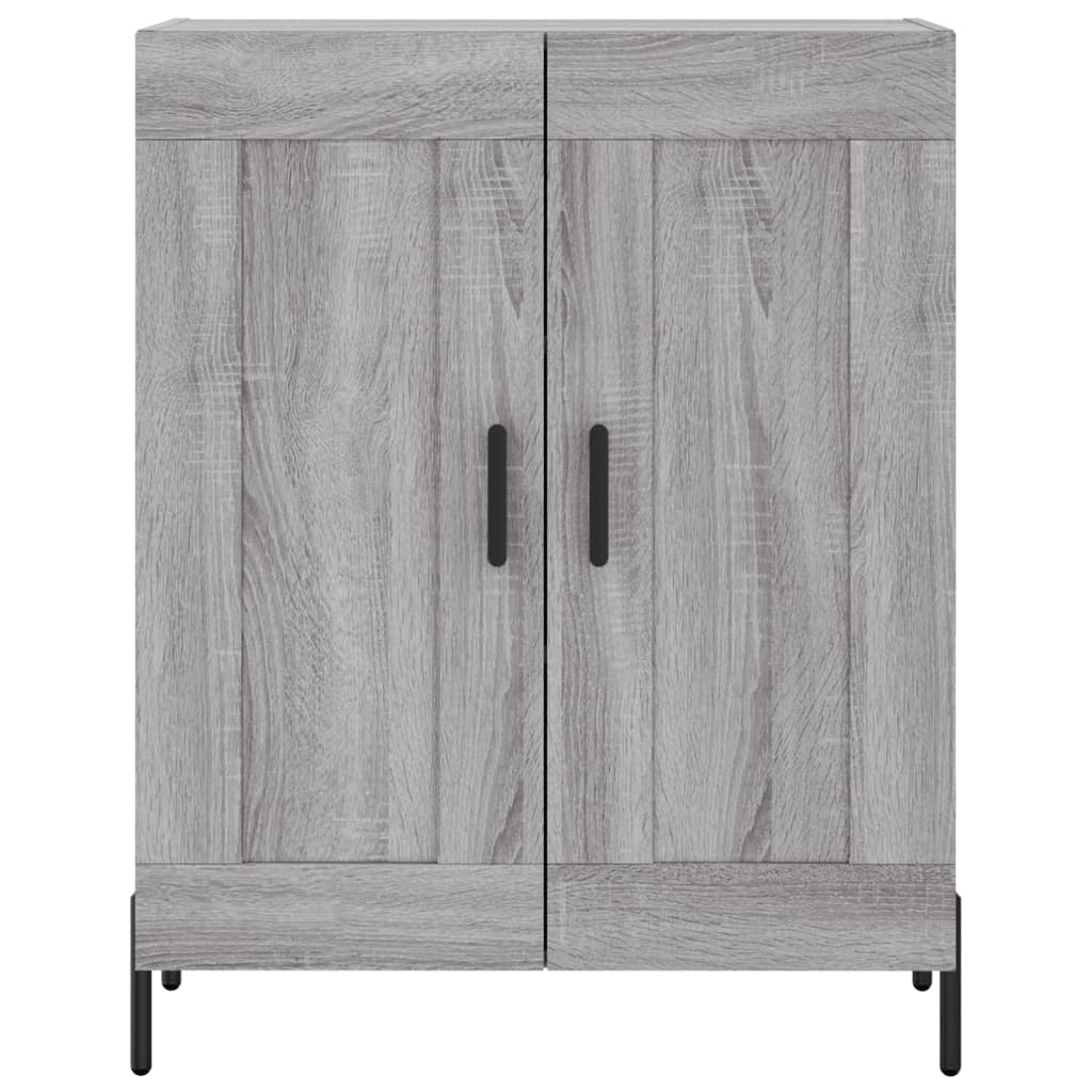 Buffet haut Sonoma gris 69,5x34x180 cm Bois d'ingénierie - XIOS