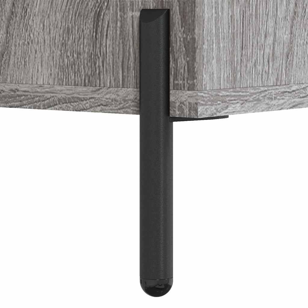 Buffet haut Sonoma gris 69,5x34x180 cm Bois d'ingénierie - XIOS