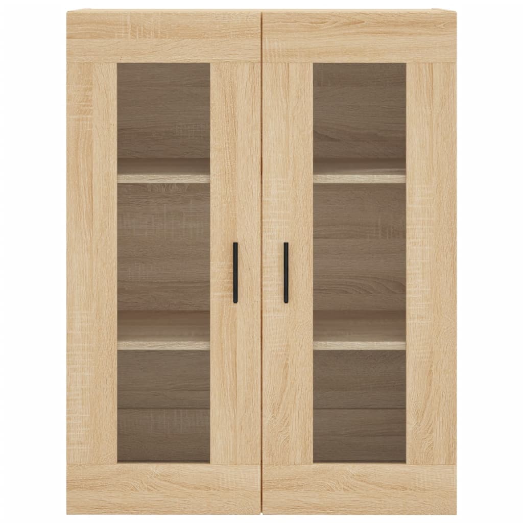 Buffet haut Chêne sonoma 69,5x34x180 cm Bois d'ingénierie