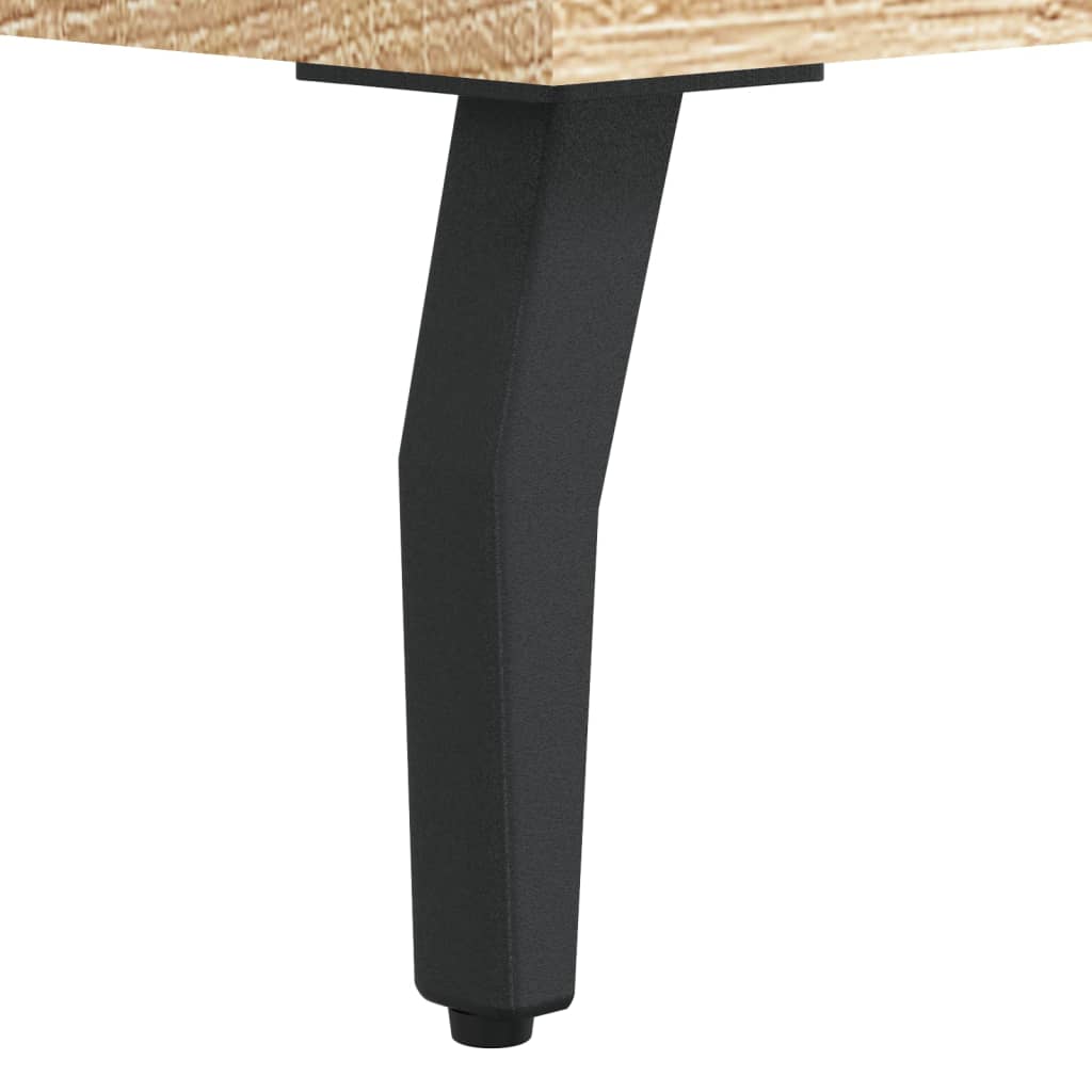 Buffet haut Chêne sonoma 69,5x34x180 cm Bois d'ingénierie - XIOS