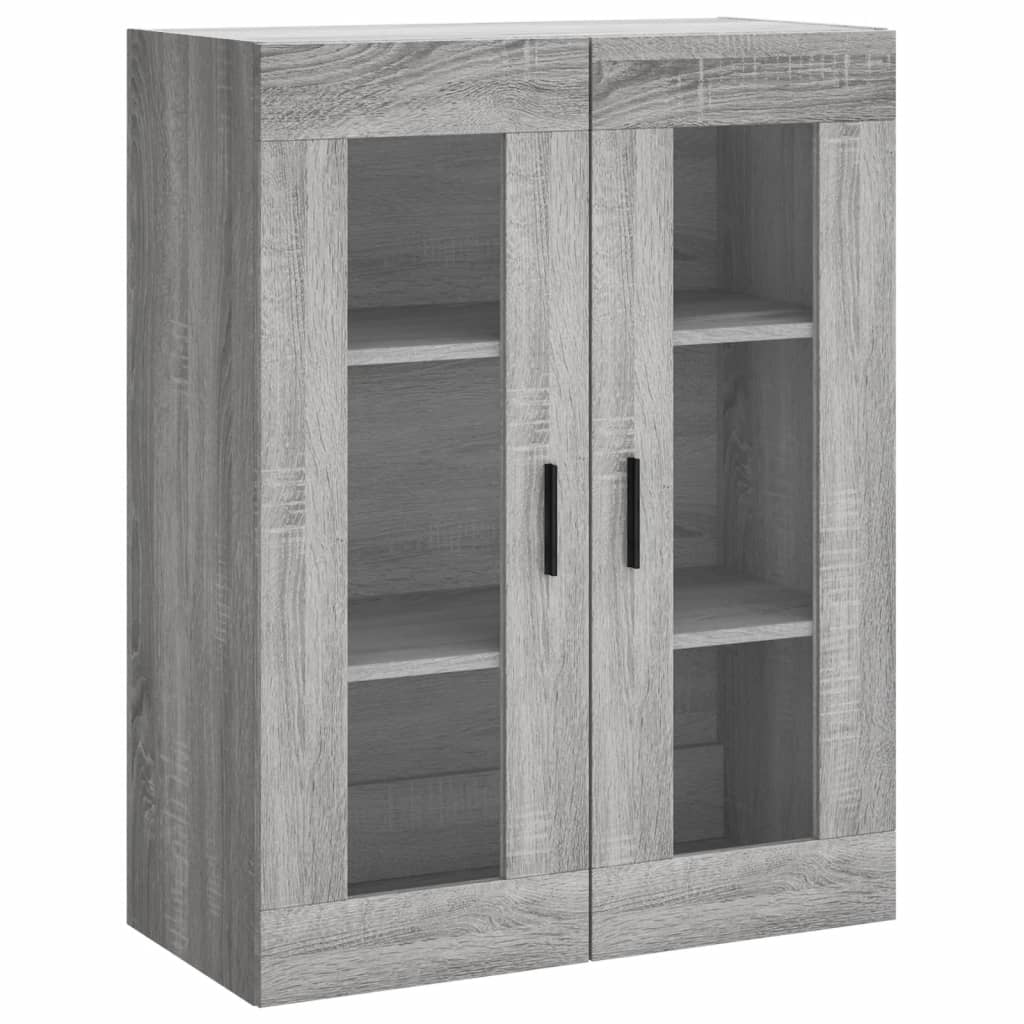 Buffet haut Sonoma gris 69,5x34x180 cm Bois d'ingénierie - XIOS
