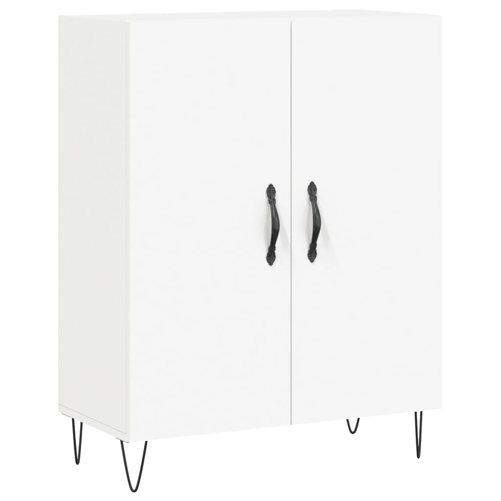Buffet haut Blanc 69,5x34x180 cm Bois d'ingénierie - XIOS