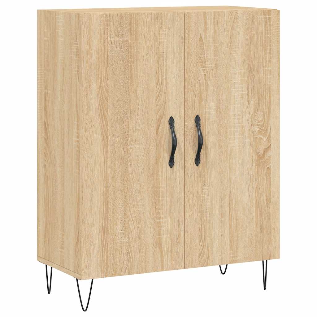 Buffet haut Chêne sonoma 69,5x34x180 cm Bois d'ingénierie - XIOS