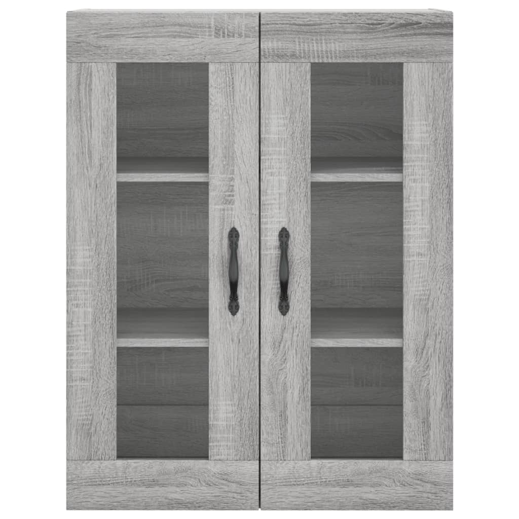 Buffet haut Sonoma gris 69,5x34x180 cm Bois d'ingénierie - XIOS