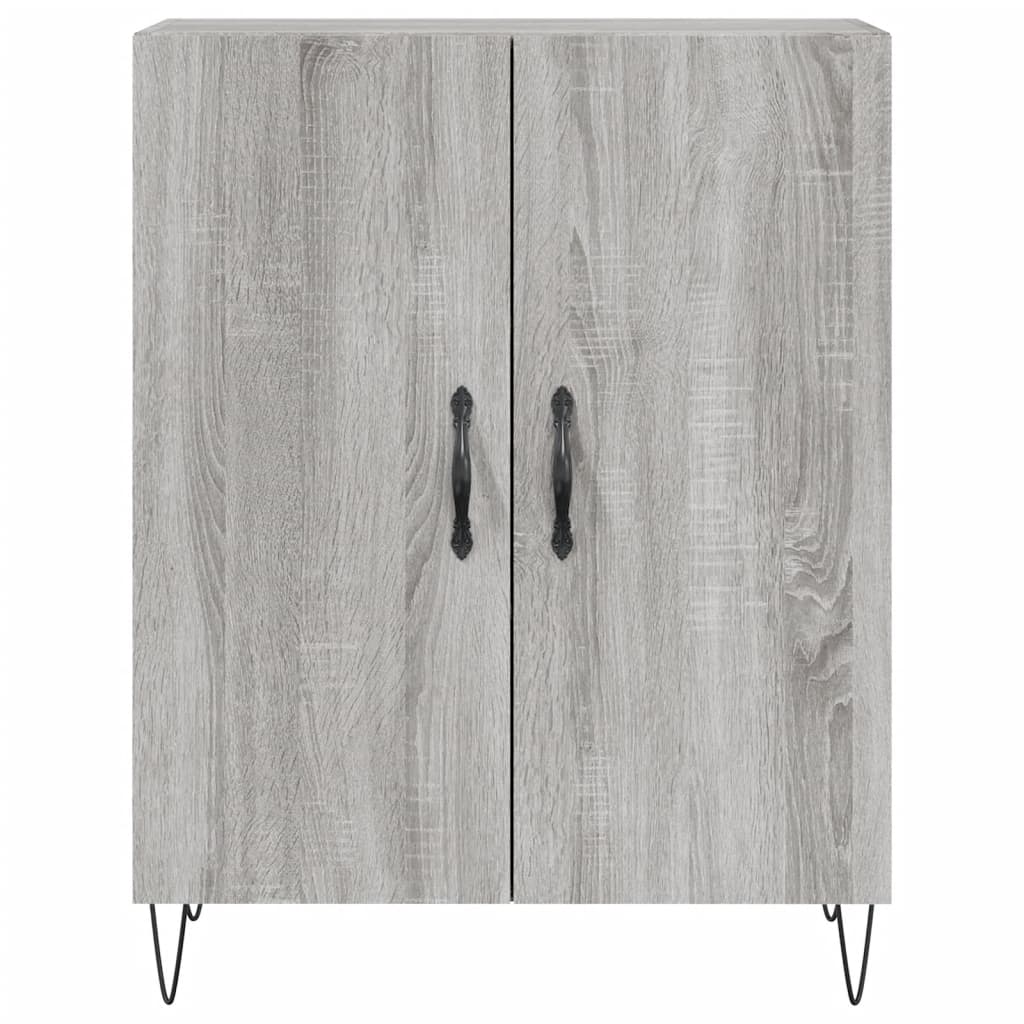 Buffet haut Sonoma gris 69,5x34x180 cm Bois d'ingénierie - XIOS