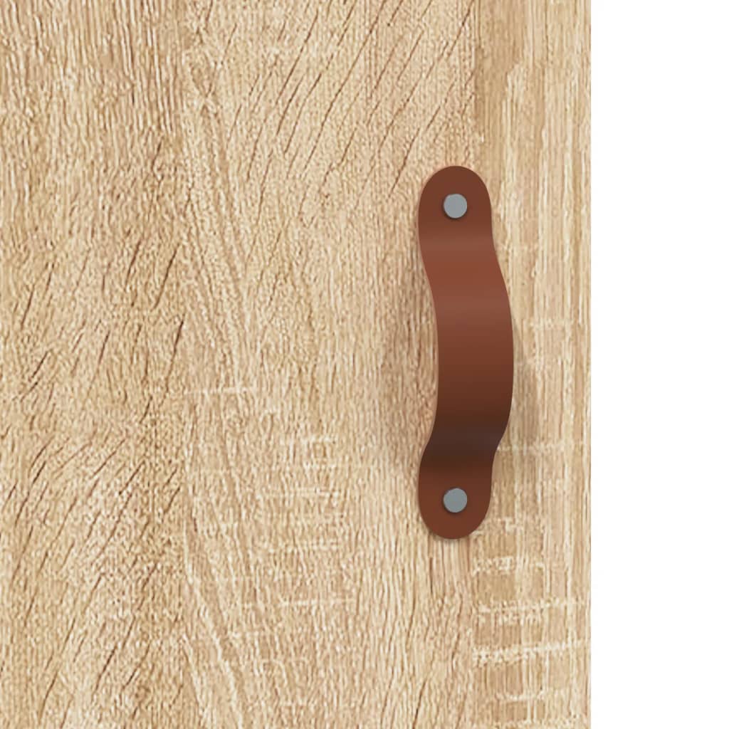 Buffet haut Chêne sonoma 69,5x34x180 cm Bois d'ingénierie - XIOS