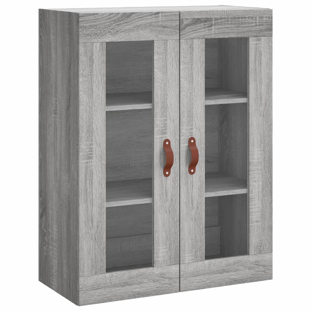 Buffet haut Sonoma gris 69,5x34x180 cm Bois d'ingénierie - XIOS