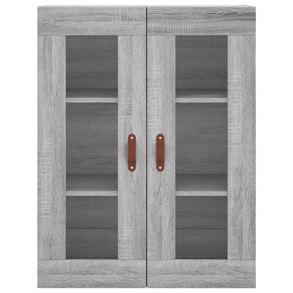Buffet haut Sonoma gris 69,5x34x180 cm Bois d'ingénierie - XIOS