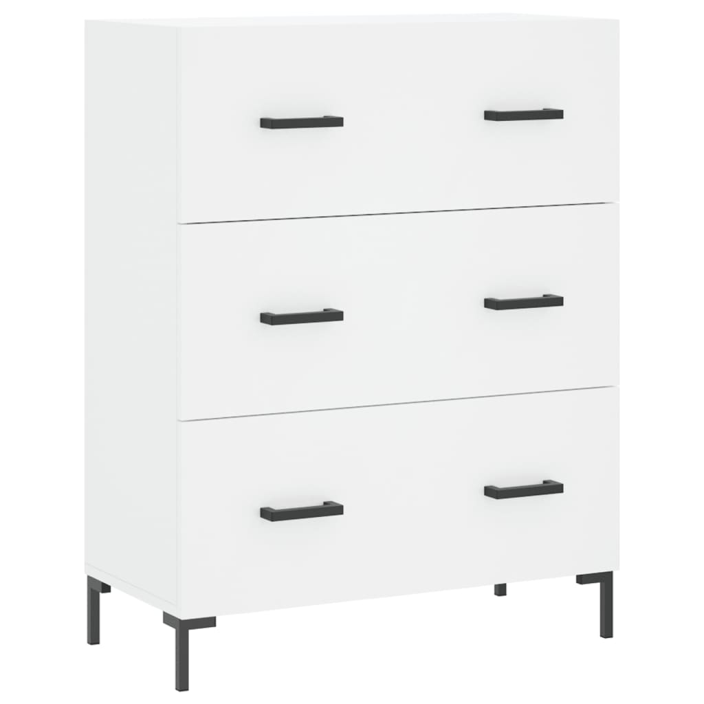 Buffet haut Blanc 69,5x34x180 cm Bois d'ingénierie - XIOS